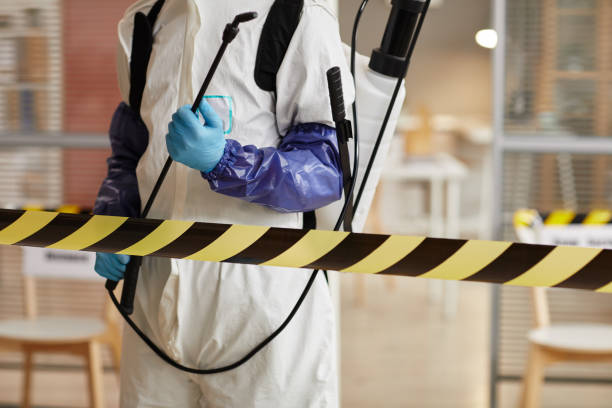 Professional Biohazard Cleanup technician working in Aurora, UT
